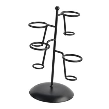 Imagem de Fenteer Suporte para Casquinha de Sorvete E Batatas Fritas, Expositor de Cupcakes, 4 Furos