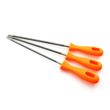 Imagem de heyous Conjunto de arquivos de afiação de corrente de motosserra de 5/81 cm, 3 peças, afiador de arquivos de motosserra com cabo de plástico, ferramentas manuais para marcenaria