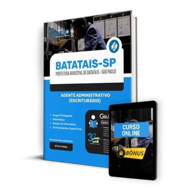 Imagem de Apostila Prefeitura de Batatais - SP 2024 - Agente Administrativo (Esc