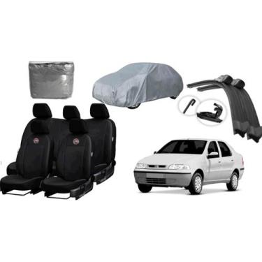 Imagem de Kit Completo Capa Siena 96-03 + Limpador de Parabrisa - Aero Print