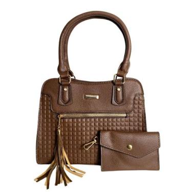 Imagem de Bolsa Feminina Média Preta TRansversal Ombro Couro Social!!! - Outra, 