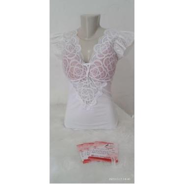 Imagem de Body de Renda Tendência de Verão Moda Feminina  - Nanda Fashion Boutiq