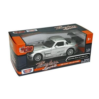 Imagem de Miniatura Mercedes Benz Sls Amg Gt3 Motormax Prata 1/24