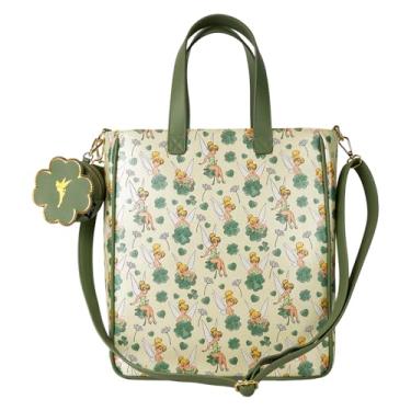 Imagem de Loungefly Disney Tinker Bell 4-Leaf Clover Tote Bag with Coin Bag