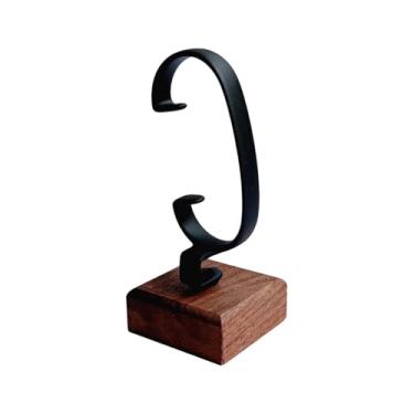 Imagem de UxicRuya C em forma de relógio expositor titular relógio de pulso titular na moda decoração jóias exibição rack para venda em casa mostrar loja , Assento Único