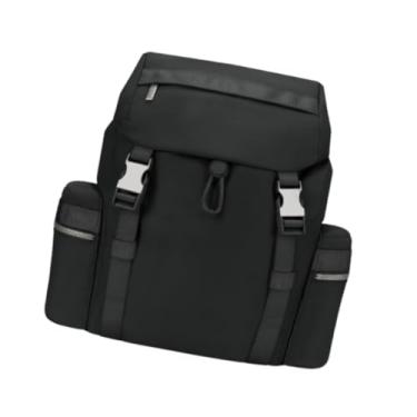 Imagem de Dynwave Viaje Backpack Weekender Bag com o Daypack casual da mochila de cordão, Preto