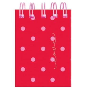 Imagem de Caderno Pocket Argolado Pink Poá - 1 Unidade