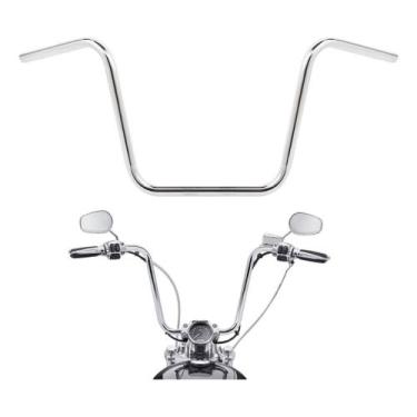 Imagem de Guidon Guidão Seca Suvaco Shadow Boulevard M800 Savage Preto Cromado -