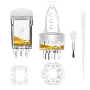 Imagem de Solaradgy Aplicador de minoxidil para minoxidil, dosagem de precisão com design à prova de vazamento, massageador de couro cabeludo com micro pontas de metal para maior absorção, fácil de usar e
