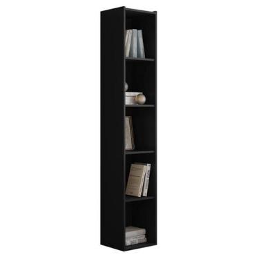 Imagem de Estante para Livros Janaina Preto - AJL - AJL Móveis