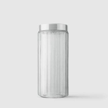 Imagem de Pote de Vidro Redondo Collection 2,2L Inox Escovado Invicta, Único