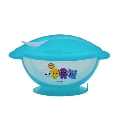 Imagem de Kit Refeição Bowl Com Tampa e Talher 300ml Bolofofos - Zoop - Ravi Pre