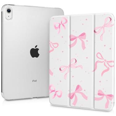 Imagem de Tuiklol Capa para iPad 11 polegadas A16 2025 Geração 11ª / iPad 11 polegadas 2022 10ª geração, proteção fina com capa à prova de choque PC fosco transparente capa traseira auto despertar/hibernar