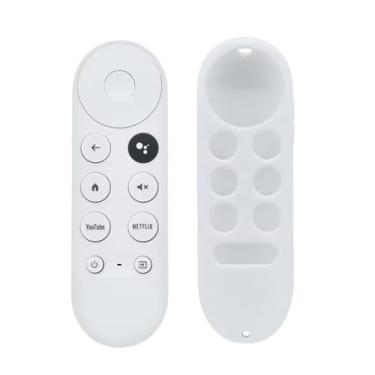 Imagem de XINFUTE Novo controle remoto substituto G9N9N para Chromecast 4K Google TV Voice Bluetooth com capa
