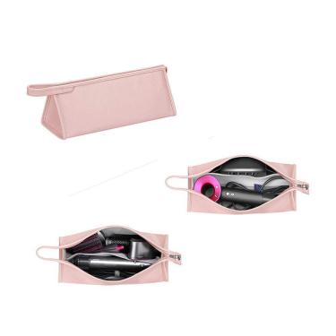 Imagem de Estojo de viagem Buwico pu Leather para Dyson Airwrap/Styler Pink