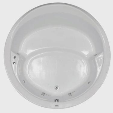 Imagem de Banheira Hidromassagem Astra Firenze Super Luxo 150cmx150cmx45cm - 06 Jatos Gel Coat P1 Sem