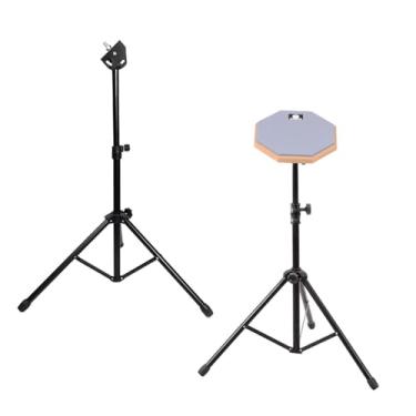 Imagem de TUICARE Suporte de bateria silencioso de 20 cm, suporte de bateria leve, para instrumento musical estável, silencioso, para prática de bateria