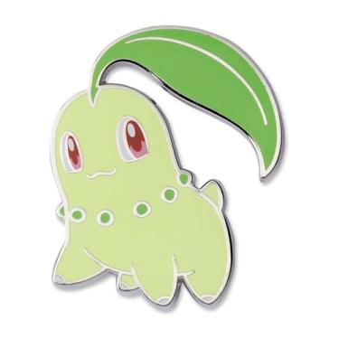 Imagem de Pokémon Center: Broche Pokémon Chikorita, 0, liga de zinco/esmalte duro, Sem Pedra Preciosa