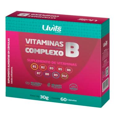 Imagem de Vitaminas Complexo B 60 Capsulas - Uvits