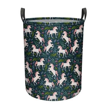 Imagem de Cesto de roupa suja dobrável com alças, grande cesto de armazenamento dobrável para homens, mulheres, adolescentes, adultos, organizador de tecido de lona impermeável para roupas, brinquedos, berçário