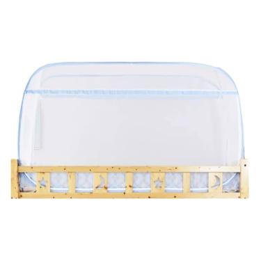 Imagem de Tenda de mosquiteiro dobrável de poliéster respirável para rede mosquiteira cortinas pop up família mosquiteiro cama fácil de armazenar