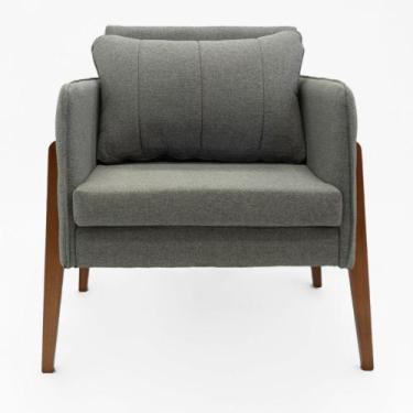 Imagem de Poltrona Sala Maria Espuma D33 Encosto Fibra de Silicone Suporta 130kg