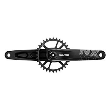 Imagem de SRAM Crank Nx Eagle Fat Bike 10 cm 12S W Suporte Direto 30T X-Sync 2 Corrente de Aço (Copos Dub/Rolamentos Não Incluídos) Conjunto de manivela, Preto, 170 mm