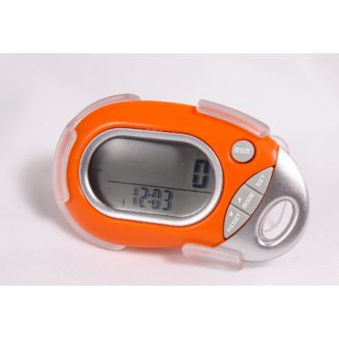 Imagem de Pedômetro de bolso multifuncional Pedusa PE-771 com três eixos (laranja com coldre/B...