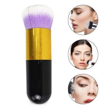 Imagem de Pincel Pompom Espanador Maquiagem Base Blush Pó Unha Acrigel - Arte Se