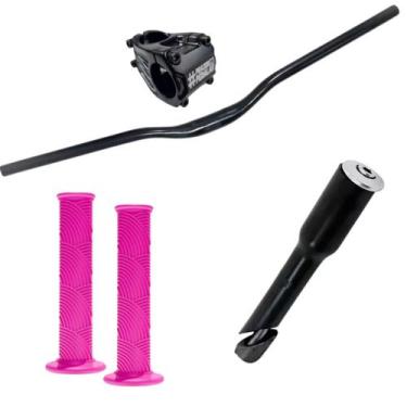 Imagem de Guidão Voador Freeride + Mesa + Manoplas + Adaptador 21,1mm - PRAZER E