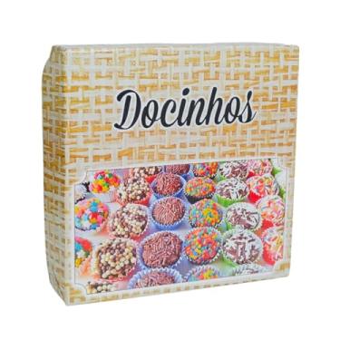 Imagem de Caixa para Brigadeiros e Bombons, 35x35x6cm, Kit com 25 Unidades, Embalagem Off-Set Reforçada