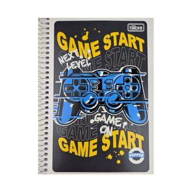 Imagem de Caderno Espiral Pequeno 1/4 Pepper Capa Flexivel 80 Folhas Tilibra