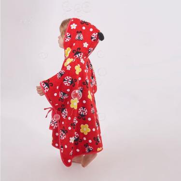 Imagem de Toalha Poncho Infantil com Capuz Baby Joy