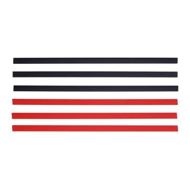 Imagem de Porta de café, Suporte de café Cozinha Grande Capacidade Sob o Gabinete PVC 6pcs (3 preto + 3 vermelho)