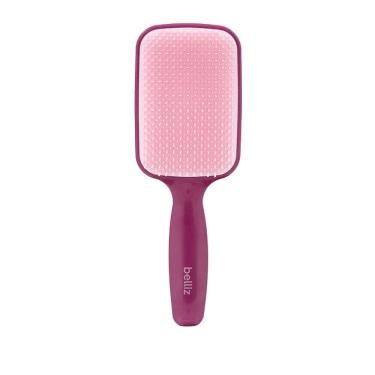 Imagem de Escova De Cabelo Belliz Flex Desembarçadora Raquete Roxo