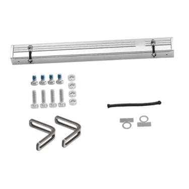 Imagem de menolana Tenda lateral para teto de carro RC em escala 1:18, toldo prático e estável para proteção contra chuva, peças para veículos de controle remoto, Prata