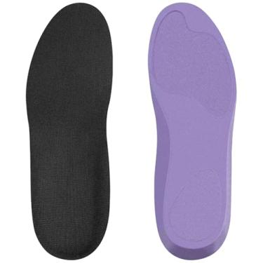 Imagem de Endoto Palmilhas grossas para sapatos de skate Vans, inserções de almofada de substituição para homens e mulheres, absorção de choque e conforto para os pés (tamanho: EUA 10,5 feminino/9 masculino-EU