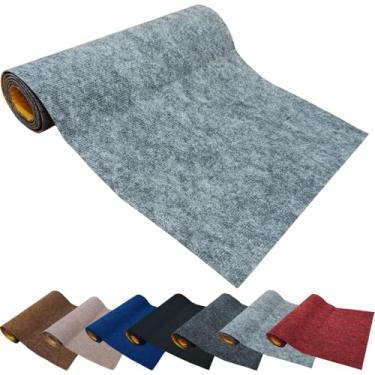 Imagem de Arranhador Adesivo Protetor - Carpete Premium (Cinza, Médio 50cm x 1 Metro)