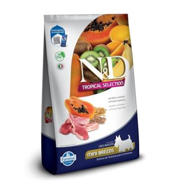 Imagem de N&D Tropical para Cães Adultos de Raças Mini e Pequenas Sabor Cordeiro, Cereais e Frutas Tropicais 2,5Kg