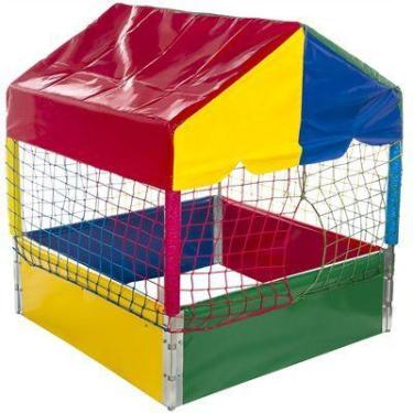 Imagem de Casinha de Bolinhas slim 1,00x1,00- Brinquedos Playground Premium- Pis