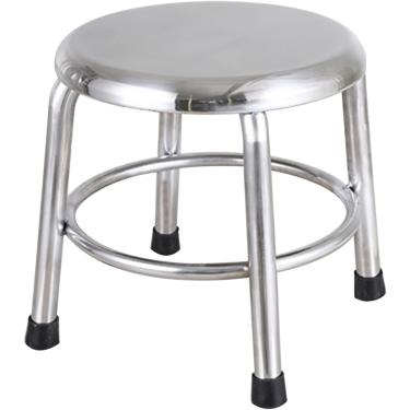 Imagem de Banco De Aço Inoxidável Criativo Sem Encosto Banco De Bar Multiuso Banqueta De Jantar Banqueta Alta De Balcão Banqueta Baixa, Stainless Steel, 30CM