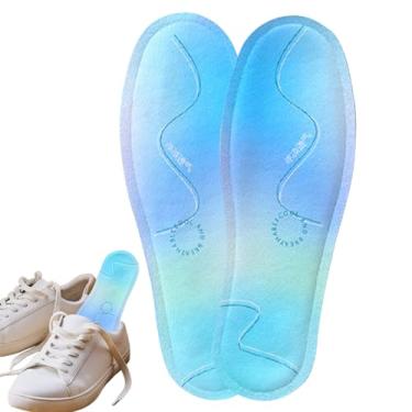 Imagem de Palmilhas para Mulheres | Palmilhas de Gel Refrescante e Respiráveis | Pacotes Frios para De Pé, Caminhada, Golfe, Viagem, Trabalho, Atividade Atlética, Ciclismo, Sapatos Sociais, Botas, Ténis,
