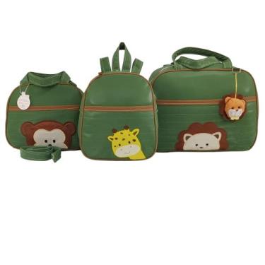 Imagem de Bolsa maternidade 3 peças safari - Let Baby Bolsas de Maternidade, Ver