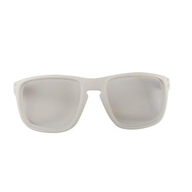 Imagem de Locitudde Armação de substituição compatível com óculos de sol Oakley Holbrook OO9102 de 55 mm com armação de vidro, Branco fosco, 55mm