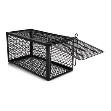 Imagem de Ratoeira Armadilha Pega Rato Gaiola Grande Com Mola - BESTFER