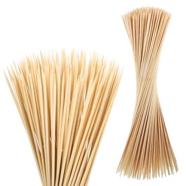 Imagem de WSICSE 300 Palitos De Assar Marshmallow, 30" Para Fogueira, Espetos Extra Longos Madeira Com 5Mm Espessura Bambu, Assador Smores, Churrasco, Casamentos E Estacas Plantas