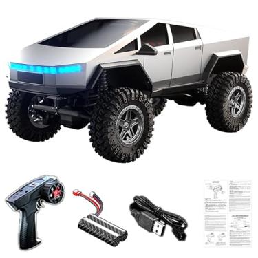 Imagem de NBJIALIN RC Cyber Truck Car - 1:18 Remote Control Car for Adult, 4WD Hight Speed Off-Road Cybertruck Remote Control Cars,2.4Ghz Waterproof Monster RC Car for Rc Truck Toys Gifts