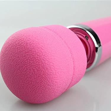 Imagem de Vibrador Massageador Varinha Mágica Magic Wand Estimulador de Clitoris Cabo Elétrico Corporal Vibratório Sex Shop Erótico 10 Vibrações Luxo Citoriano Orgasmo (Rosa)