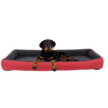 Imagem de Cama Pet Extra Grande Tamanho XG Cama Para Cachorro Gigante Lavável + Osso Mordedor Anti-stress