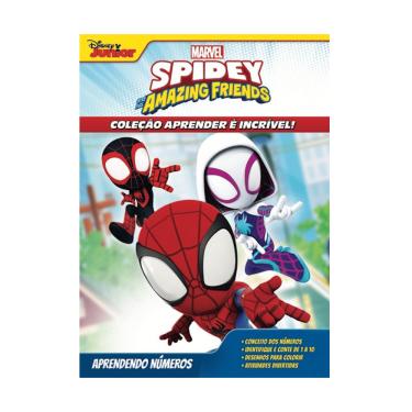 Imagem de Aprender Incrível Marvel Aranha Spidey E Amigos - Aprendendo Números